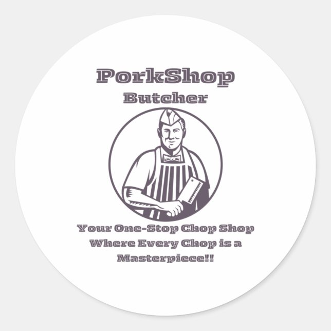 Aufkleber für den Schweinebuch (Vorderseite)