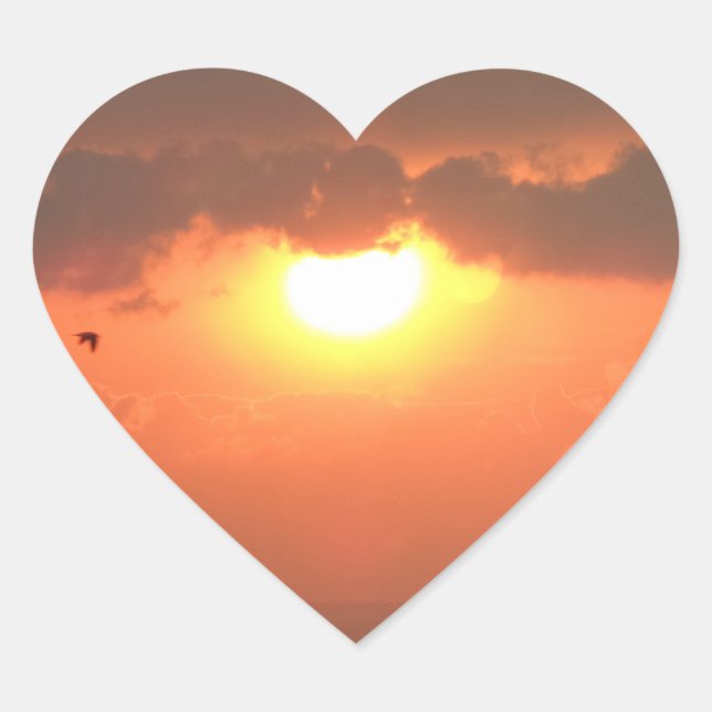 Aufkleber für den Sonnenuntergang (Vorderseite)