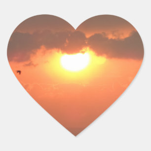 Aufkleber für den Sonnenuntergang
