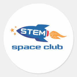 Aufkleber für den Space Club
