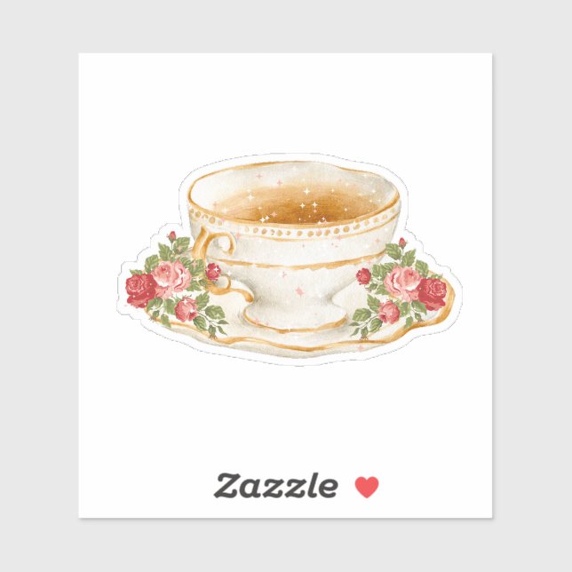 Aufkleber für den Spellbound Romance Teacup (Blatt)