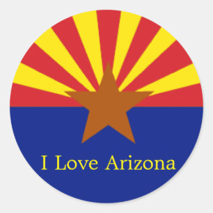 Aufkleber für den Staat Arizona
