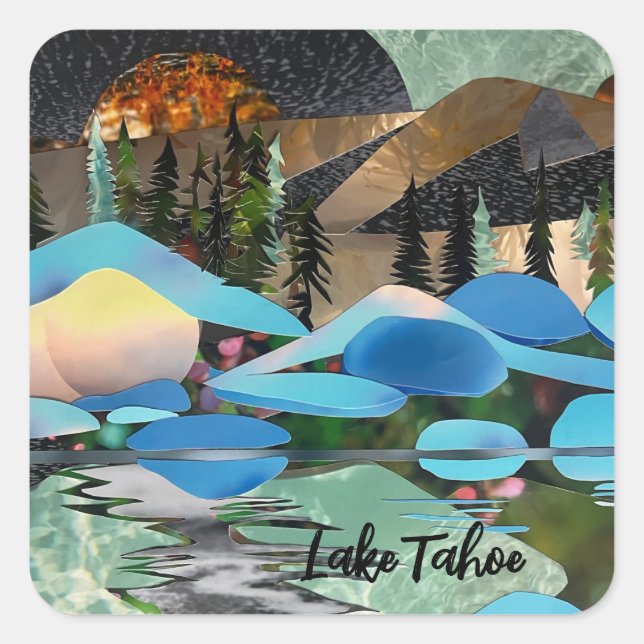 Aufkleber für den Tahoe-See (Vorderseite)