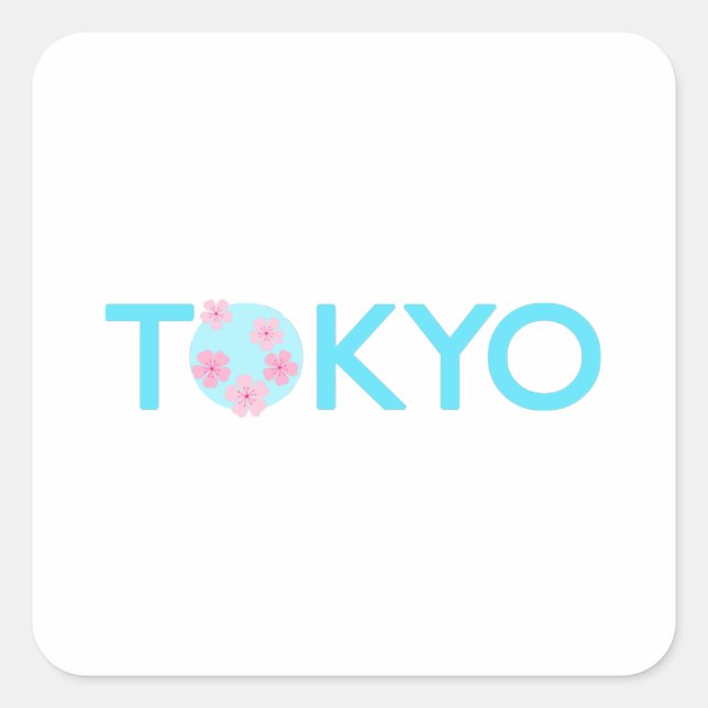 Aufkleber für den Tokyo-Platz (Vorderseite)