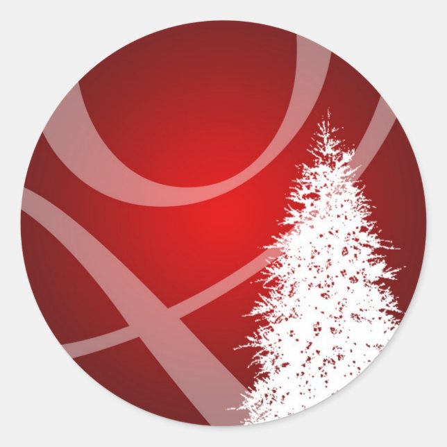 Aufkleber für den Umschlag der Weihnachtskarte (Vorderseite)
