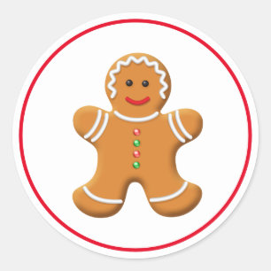 Aufkleber für den Urlaub Gingerbrot Person