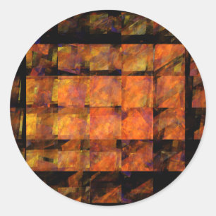 Aufkleber für die Abstrakte Kunst an der Wand