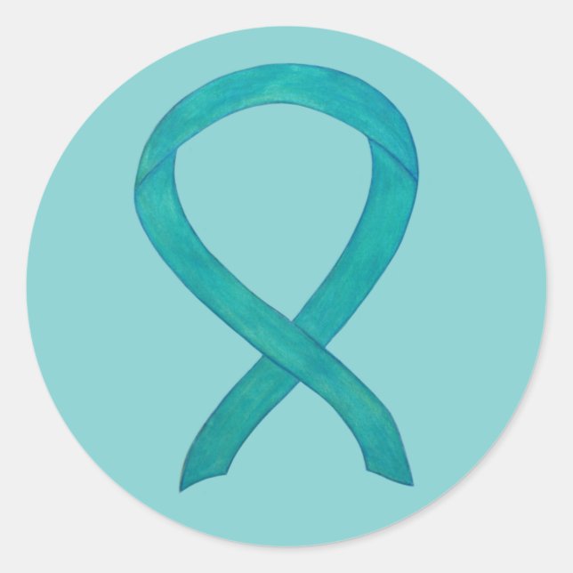 Aufkleber für die aquamarine Sensibilisierung der  (Vorderseite)