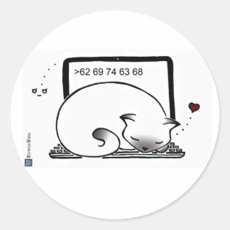 Aufkleber für die Babybetten für Laptops (Blue Poi