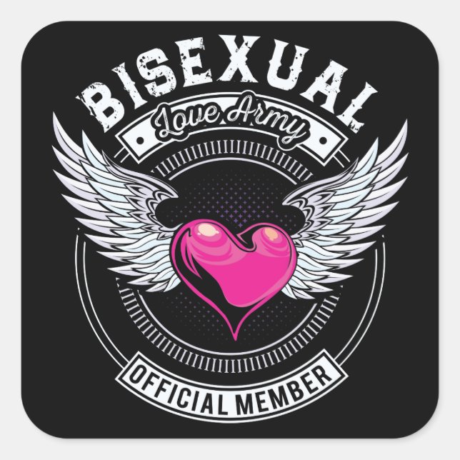 Aufkleber für die Bi-Liebe (Vorderseite)