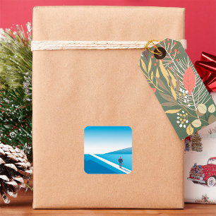 Aufkleber für die Blue Road