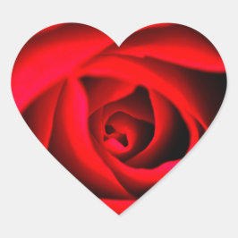 Aufkleber für die Blume der rote Rose