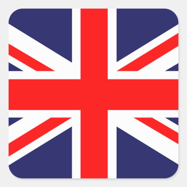 Aufkleber für die britische Flagge. (Vorderseite)