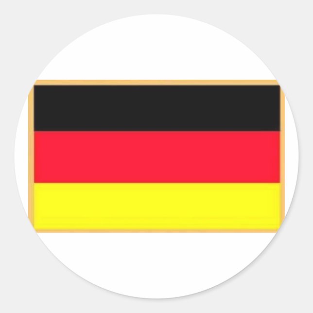 Aufkleber für die deutsche Flagge (Vorderseite)