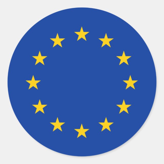 Aufkleber für die europäische Gewerkschaft (Vorderseite)