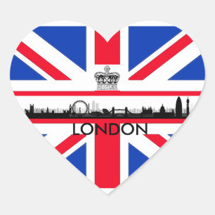 Aufkleber für die Flagge der London Eye Union