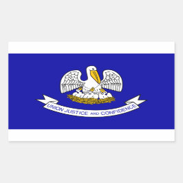 Aufkleber für die Flagge des Staates Louisiana
