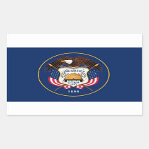Aufkleber für die Flagge des Staates Utah