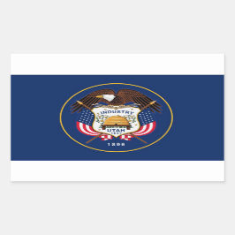 Aufkleber für die Flagge des Staates Utah