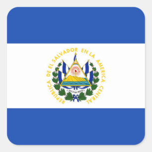 Aufkleber für die Flagge El Salvadors