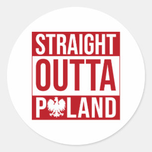 Aufkleber für die Flagge in Polen
