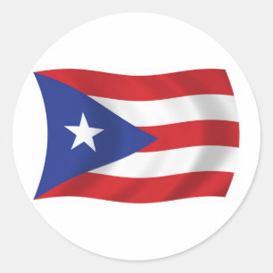 Aufkleber für die Flagge Puerto Rico