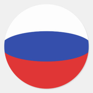 Aufkleber für die Flagge Russlands