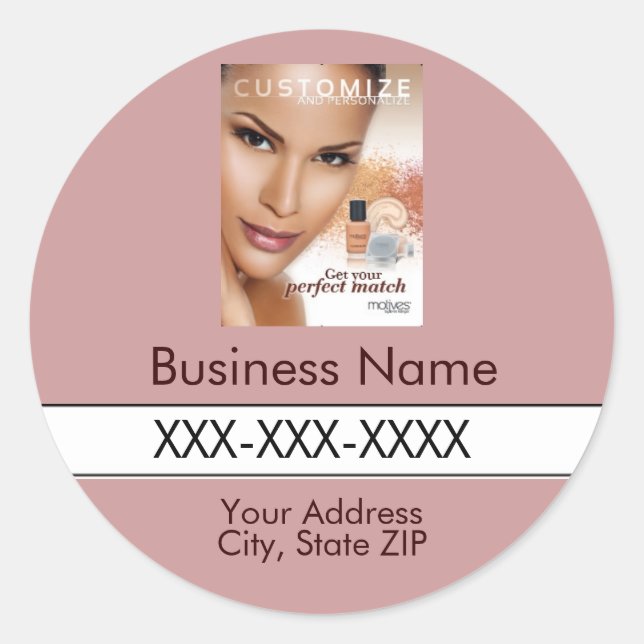 Aufkleber für die Flasche mit individueller Blendu (Vorderseite)