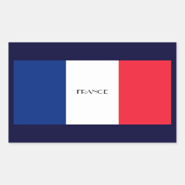 Aufkleber für die französische Flagge