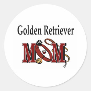 Aufkleber für die Goldene Retriever-Mama