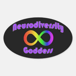 Aufkleber für die Göttin Neuroversität