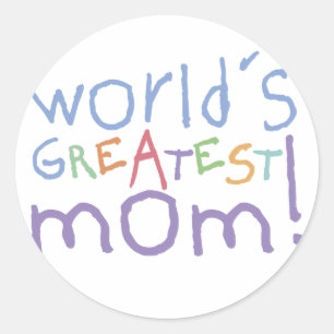 Aufkleber für die größte Mama der Welt