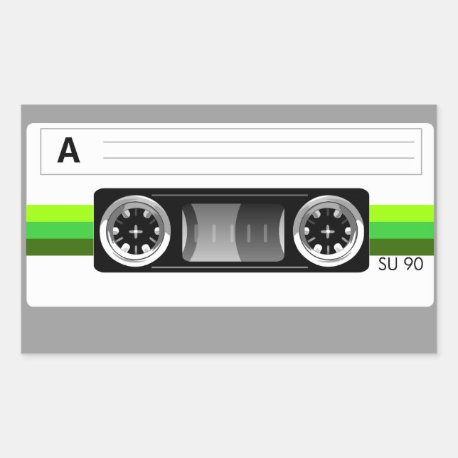 Aufkleber für die grüne Kassette (Vorderseite)