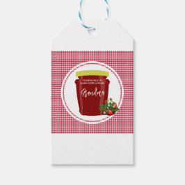 Aufkleber für die hausgemachte Jam Label bearbeitb Geschenkanhänger