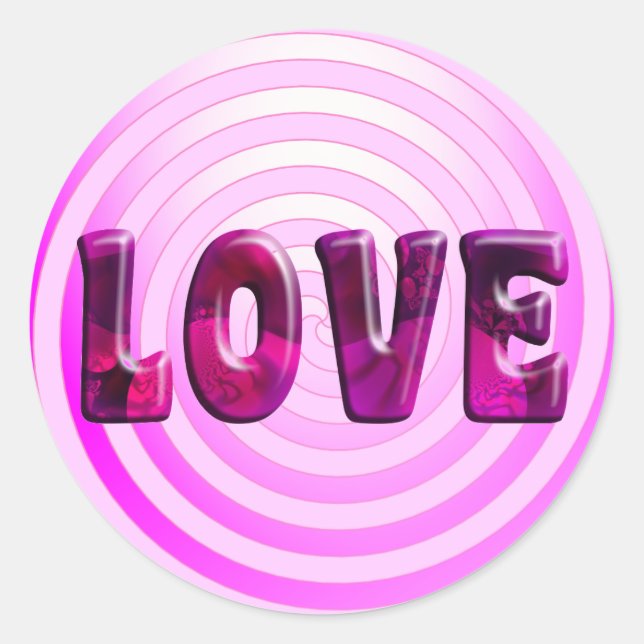 Aufkleber für die Hypnotic-Liebe (Vorderseite)