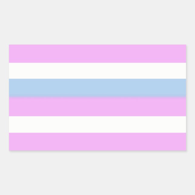 Aufkleber für die Intersex-Flagge (Vorderseite)