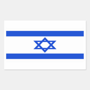 Aufkleber für die Irsael-Flagge