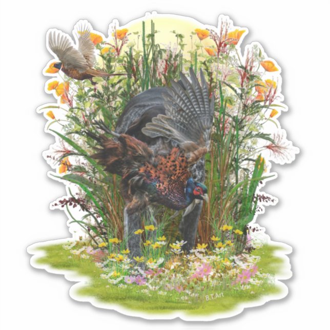 Aufkleber für die Jagd (Vorderseite)
