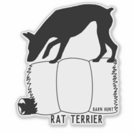 Aufkleber für die Jagd auf Rattenfänger