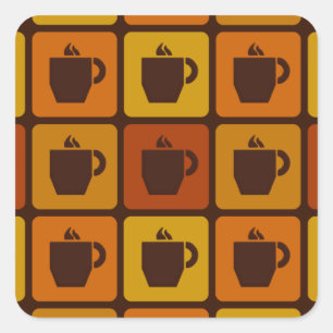 Aufkleber für die Kaffeepacken