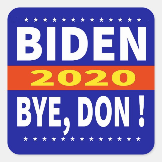 Aufkleber für die Kampagne Joe Biden (Vorderseite)