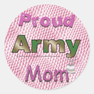 Aufkleber für die Mama der Proud-Armee