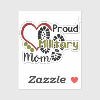 Aufkleber für die militärische Mama