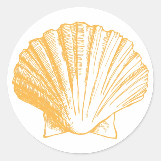 Aufkleber für die Muschel des Golden Sand (Vorderseite)