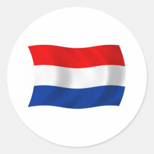Aufkleber für die niederländische Flagge