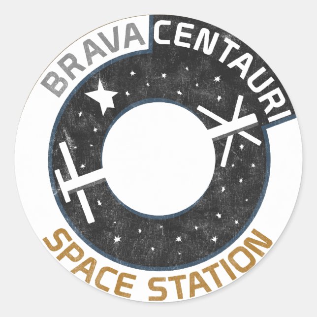 Aufkleber für die Raumstation Brava Centauri (Set  (Vorderseite)