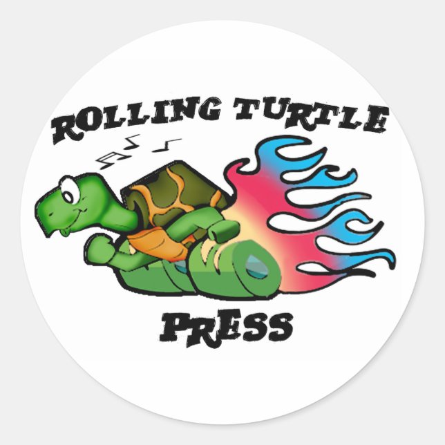 Aufkleber für die Rolle der Schildkröte (Vorderseite)