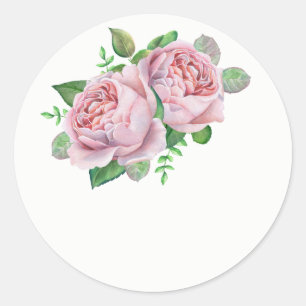 Aufkleber für die Rosa Gastgeschenk Hochzeit