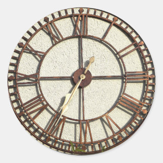 Aufkleber für die runde Uhr