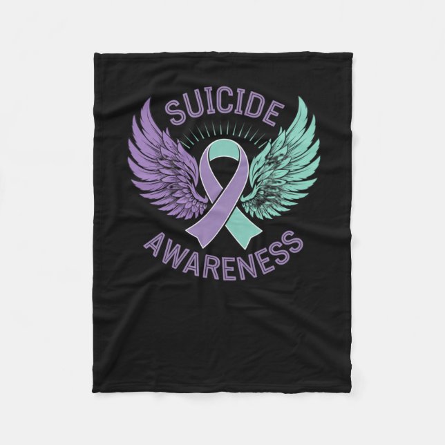 Aufkleber für die Selbstverletzung1 Fleecedecke (Vorderseite)